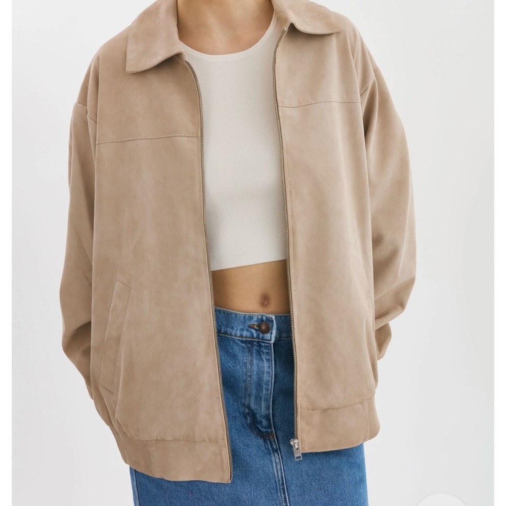 Caden Suede Oversize Coat